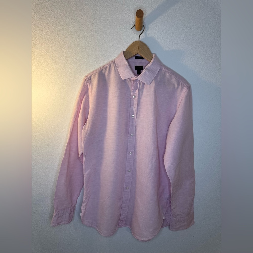 J. Crew Light Pink Casual Button Down Shirt